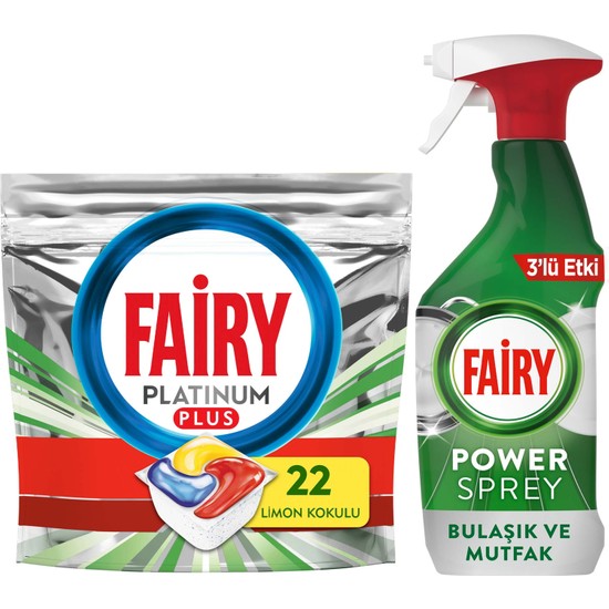 Fairy Platinum Plus 22 Yıkama Bulaşık Makinesi Kapsülü + Fiyatı