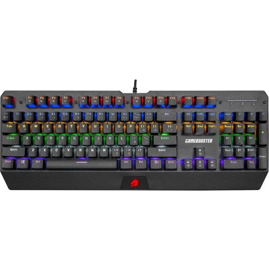 GameBooster G5R Defender Red Switch Rainbow Mekanik Klavye Türkçe Gaming Klavye Anti Ghosting Metal Kaplama