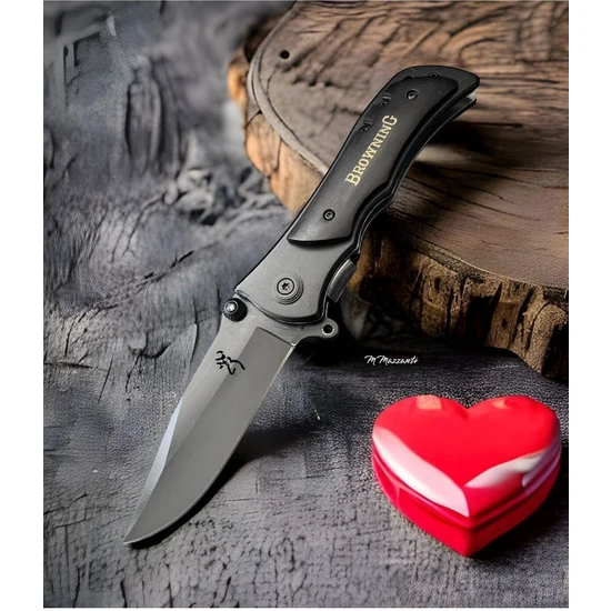 Taşkafa Browning MM16 Siyah Üst Kalite Çelik Çakı
