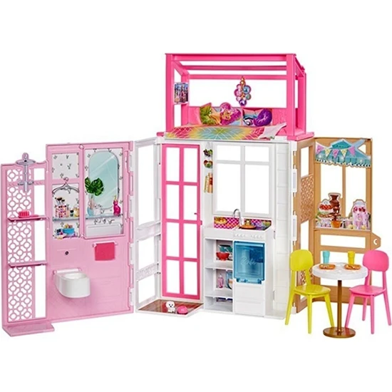 Barbie HCD47 Barbie Taşınabilir Portatif Evi