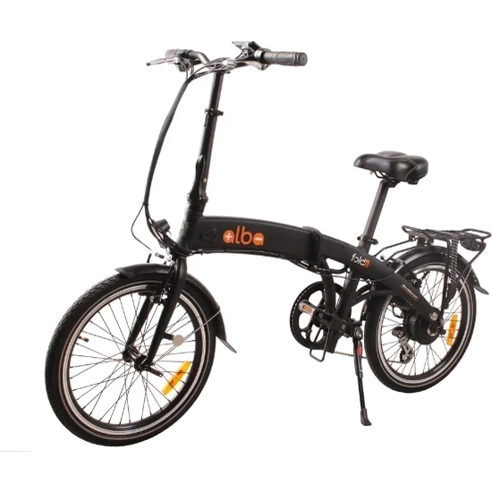 Alba Fold 2 Premium 20 Jant Katlanır Elektrikli Bisiklet Siyah