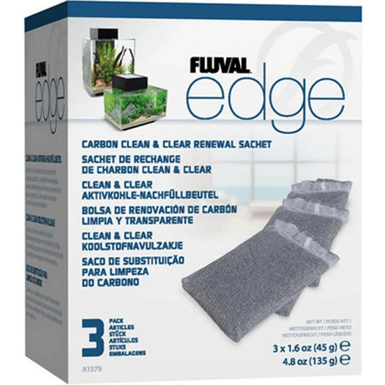 Fluval Edge Karbon Filtre 3 Lü 326107