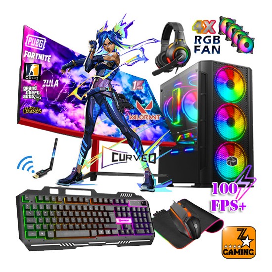 Zeiron FX50 Intel Core i5 3470 16GB RAM 512GB SSD GT730 23.8"Oyuncu Masaüstü Bilgisayar