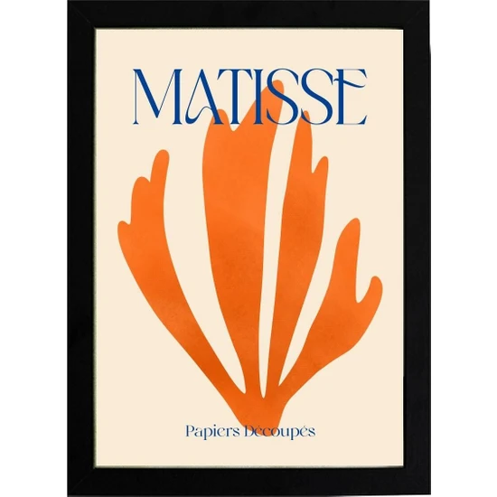 Kaynock Matisse 4 21 x 30CM - Beyaz Çerçeveli