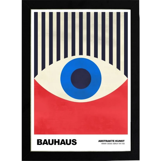 Kaynock Bauhaus 20 21 x 30CM - Siyah Çerçeveli
