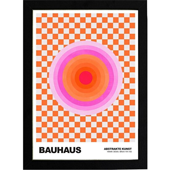 Kaynock Bauhaus 10 21 x 30CM - Beyaz Çerçeveli