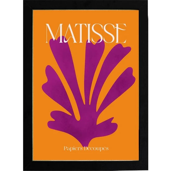 Kaynock Matisse 2 21 x 30CM - Siyah Çerçeveli