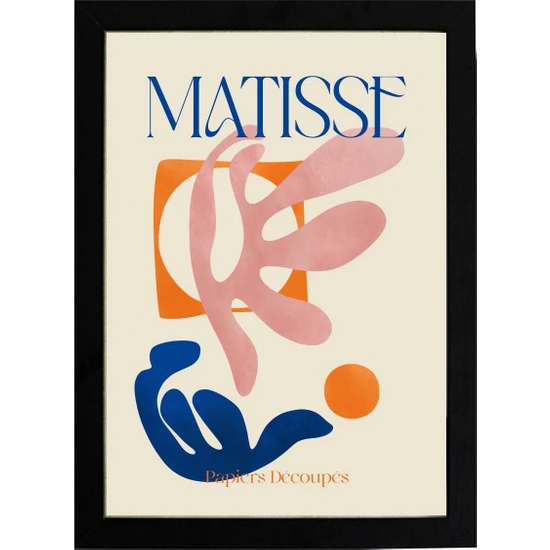 Kaynock Matisse 21 x 30CM - Siyah Çerçeveli