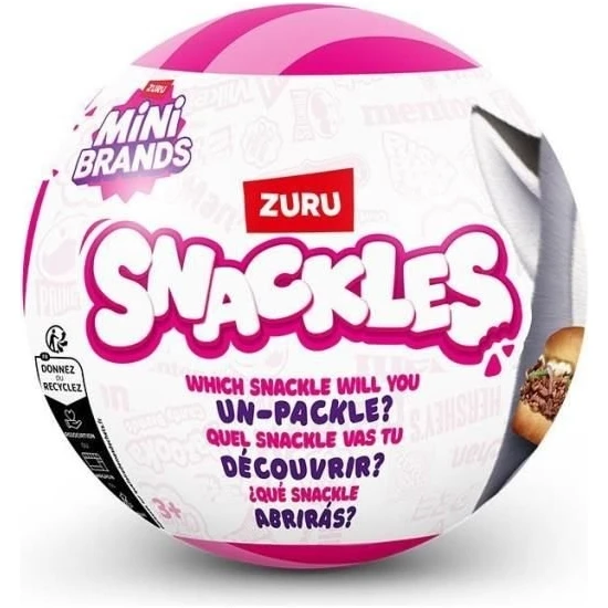 5UA00000 Snackles Aburcubur Surpriz Peluş 12 cm