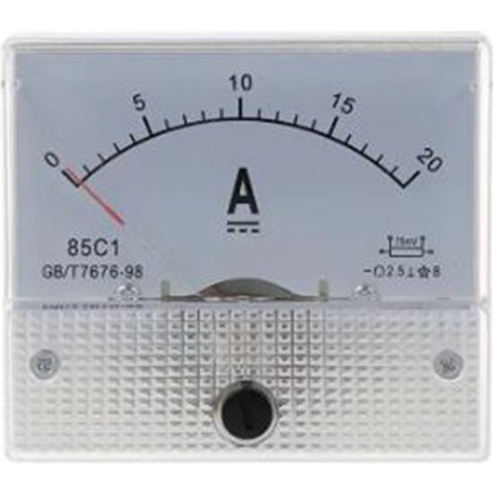 Momentum Ampermetre Analog 60X60MM 5ADC PAD-60005