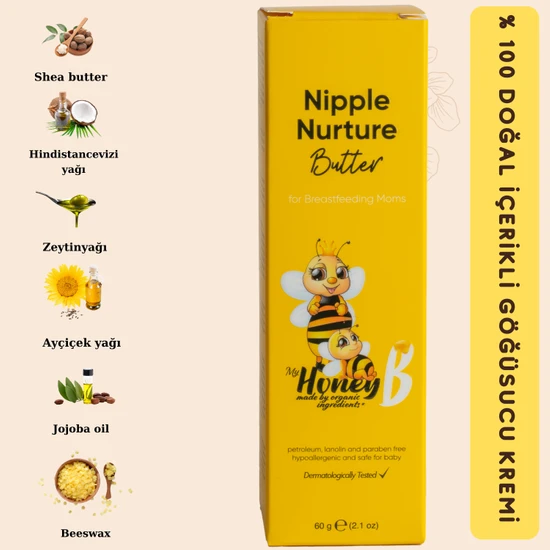 My Honey B Nipple Nurture Butter Göğüs Ucu Kremi 60 gr