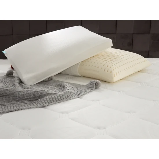 Konfor Sleep Mobilya Lateks Yastık 40X60X14 Beyaz Fermuar