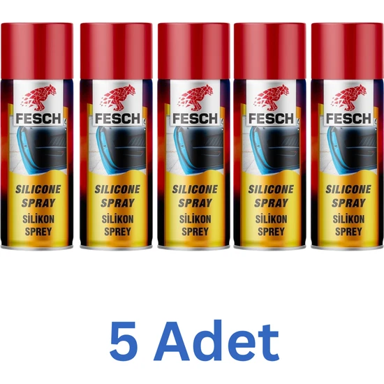 Fesch Silikon Sprey 400 ml - 5 Adet