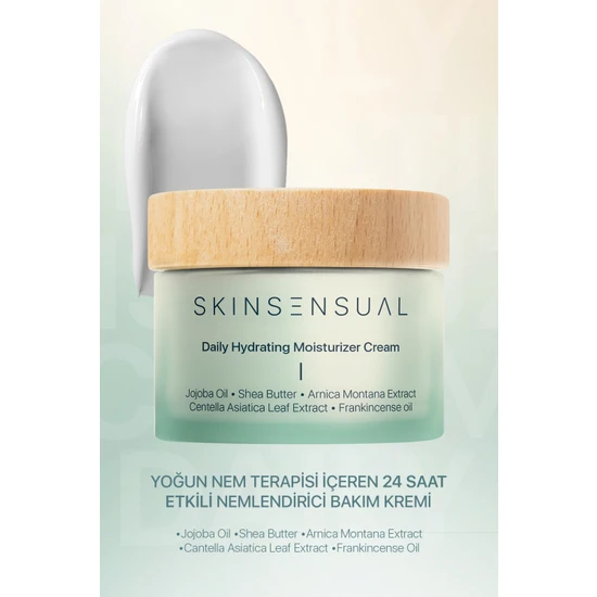 Skin Sensual Daily Hydrating Moisturizer Cream 24 Saat Etkili Nemlendirici