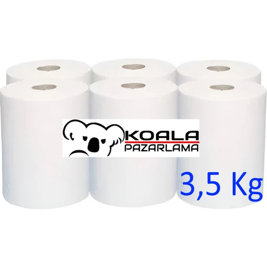 Koala Hareketli Kağıt Havlu 3,5 kg 19,5 cm 6'lı Rulo