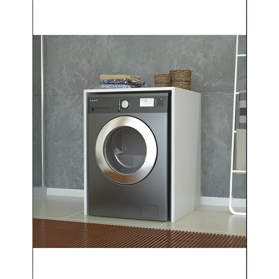 GKE Çamaşır Makine Alt Dolabı Kurutma Makinesi Dolabı