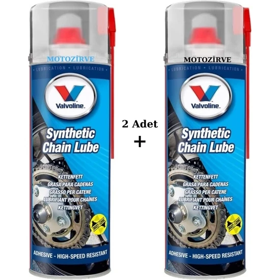 Valvoline Motosiklet Zincir Yağı 500 ml (2 Adet) Made In America