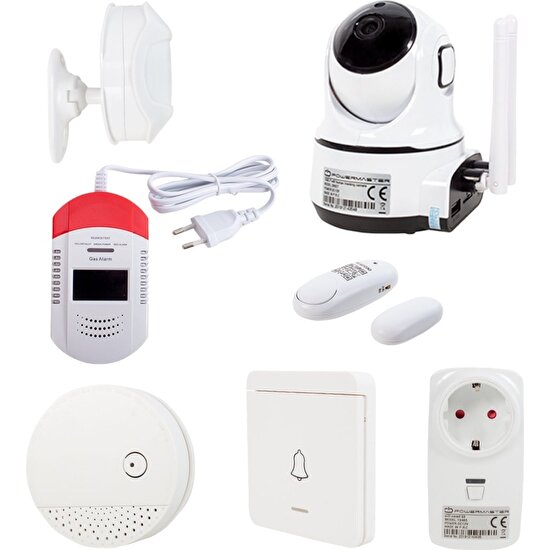 XML Dünyası Shopzum PM-19465 Wıfı Kameralı Smart Home Akıllı Ev Otomasyon Güvenlik Sistemi