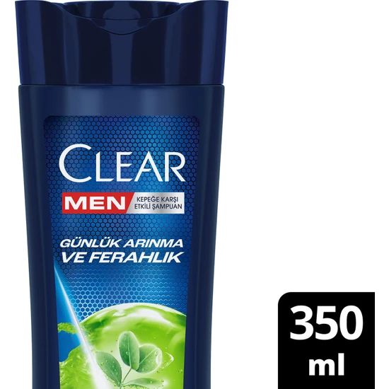 Clear Men Kepeğe Karşı Etkili Şampuan Günlük Arınma ve Ferahlık 350 ml