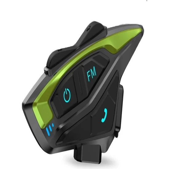 ÇELİKWORK Shark 8 Kişi 2km Interkom Gürültü Azaltma Müzik Paylaşımlı, Rgb Işıklı Wireless Motorcu Kulaklığı