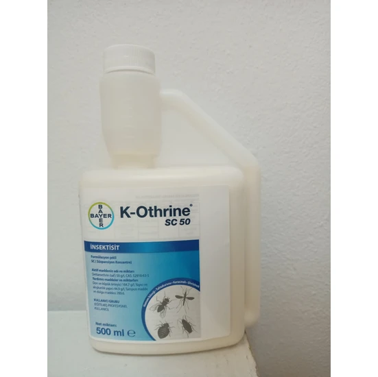 Bayer K-Othrine 50 Sc Konsantre Kokusuz Genel Böcek Haşere İlacı 500 ml 1 Adet