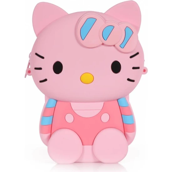 Ogi Mogi Toys Silikon Pembe Kedi Omuz Çantası