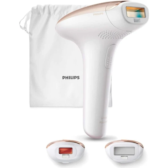 Philips  5 Kademeli 2 Başlıklı (Vücut, Yüz) Ipl Lazer Epilasyon Cihazı, Luciole Lambader
