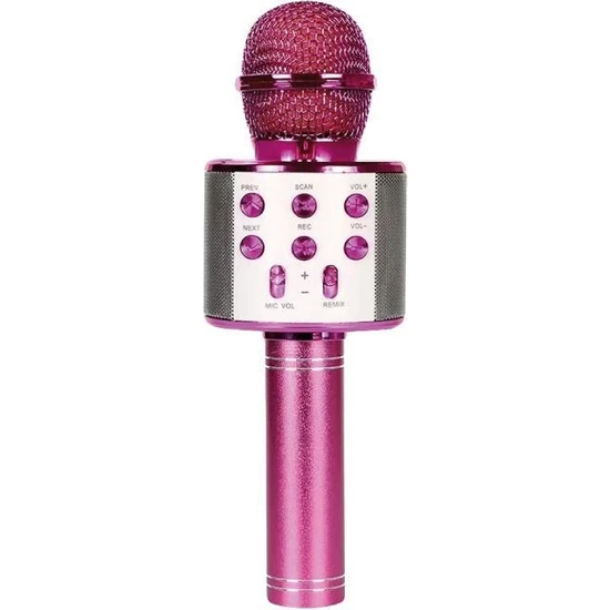 Sunix Bluetooth Karaoke Mikrofon Pembe MCF-10