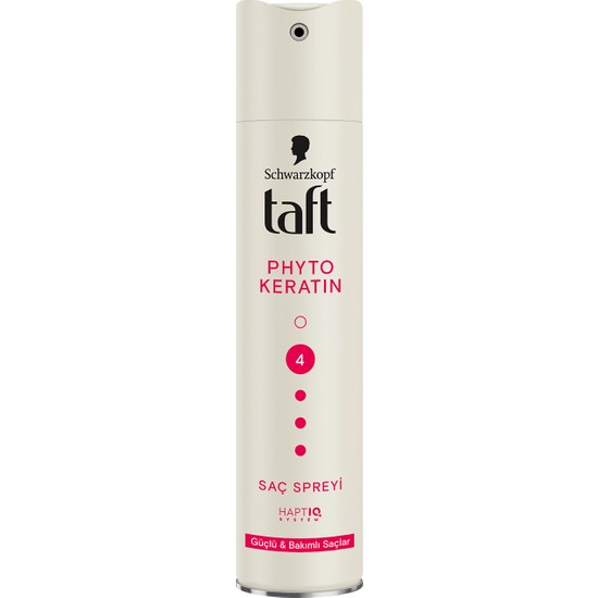 Taft Saç Spreyi Ultra Güçlü Tutuş Orta Sertlik 250 ml Keratin ve Phyto Keratin İçerikli Tüm Saç Tipleri