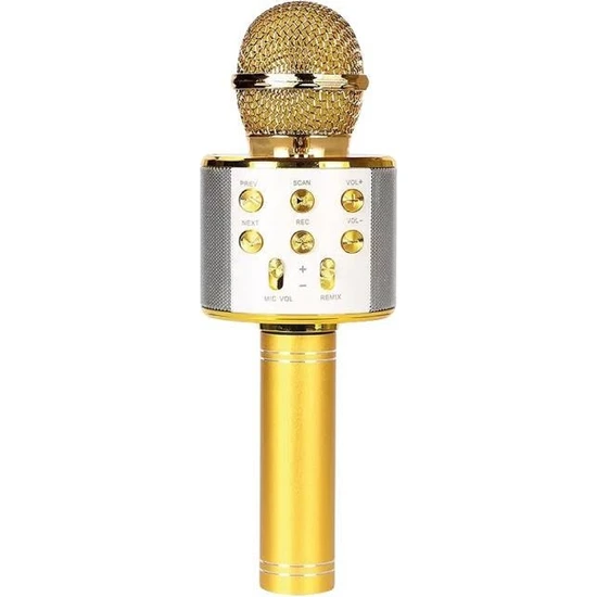 Sunix Bluetooth Karaoke Mikrofon Gold MCF-10