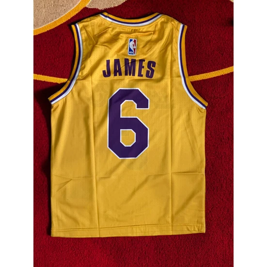 North Stand Lebron James Los Angles Lakers NBA Basketbol Forması