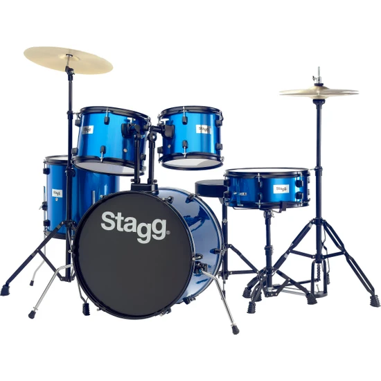 Stagg 5 Parça Akustik Davul Seti TİM120BL