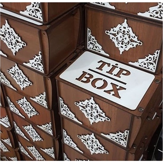 Tekno Trust Tip Box Ahşap Kumbara Tipbox Kilitli Bahşiş Fiyatı