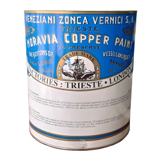 Moravia Copper Tekne Zehirli Boya Mavi 2,5lt Fiyatı