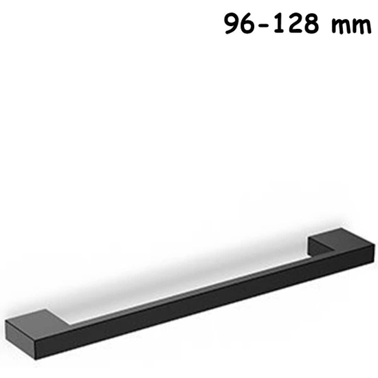 Oes Home Köprü Model Çekmece Kulp 96-128 mm Dolap Çekmece Sert Plastik Polimer Kulp