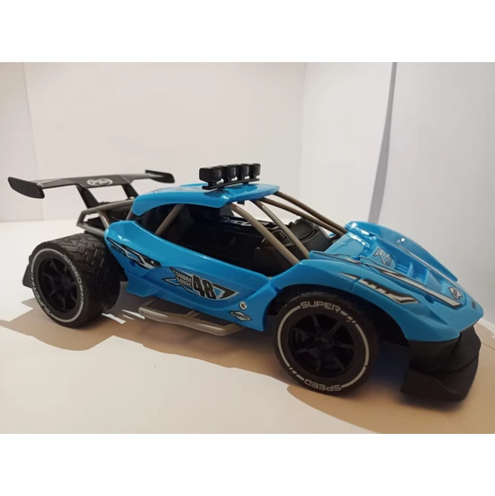 Tila Toys Uzaktan Kumandalı Mavi Şarjlı 22CM Hız Isteyenlere Yarış Arabası