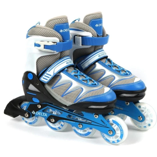 Tekno Trust Mavi Mega 436 Inline Skates Silikon Teker Deluxe Paten Tek Sıra