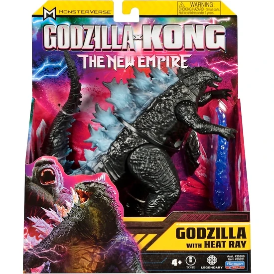 Godzilla ve Kong Aksiyon Figür 15 cm 35200 Godzilla With Head Ray