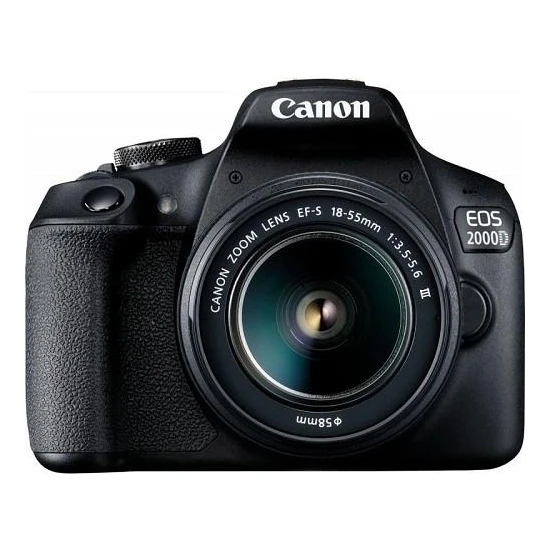 Canon EOS 2000D 18-55MM DC III DSLR Dijital Fotoğraf Makinesi İthalatçı Garantili