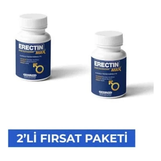 Eurorganic Erectin Max 60'lı - 2 Adet -Erkeklere Özel Ürün
