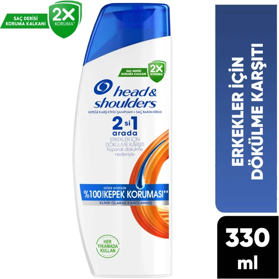 H&S Şampuan Erkeklere Özel Saç Dökülmelerine Karşı Etkili 2in1 330 ml