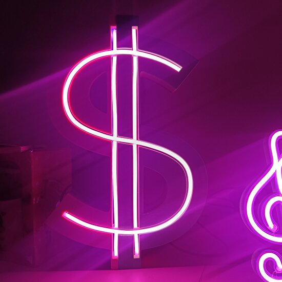 Kamer Neon Işıklı Dolar