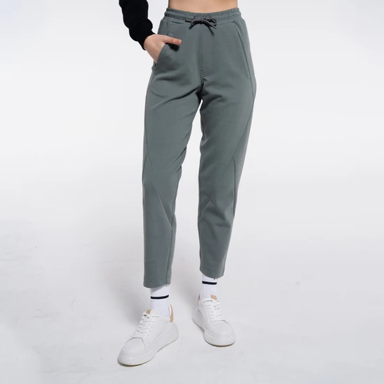 Friday Offset Lucky Haki Kadın Scuba Unisex Pantolon Jogger