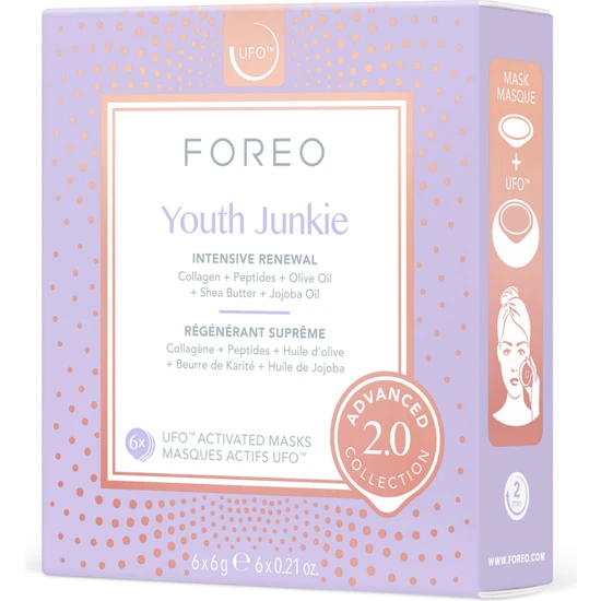 Foreo Ufo Youth Junkie 2.0 6'lı Aktif Maske