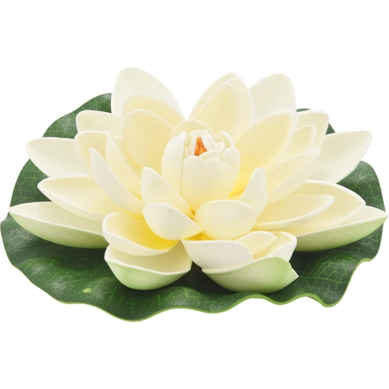 Kigiwaa 6 Adet Yapay Yüzen Köpük Lotus Çiçekleri, Nilüfer Pedi Süsleri Ile, Beyaz, Veranda Gölet Havuzu Akvaryum Ev Bahçe Düğün Özel Etkinlik Dekorasyon Için Mükemmel (Yurt Dışından)