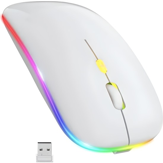 Ulu Bilgisayar Wireless Mouse 1200 DPI Bluetooth Kablosuz Fare Ev - Ofis Kullanımı İçin 4 Tuşlu