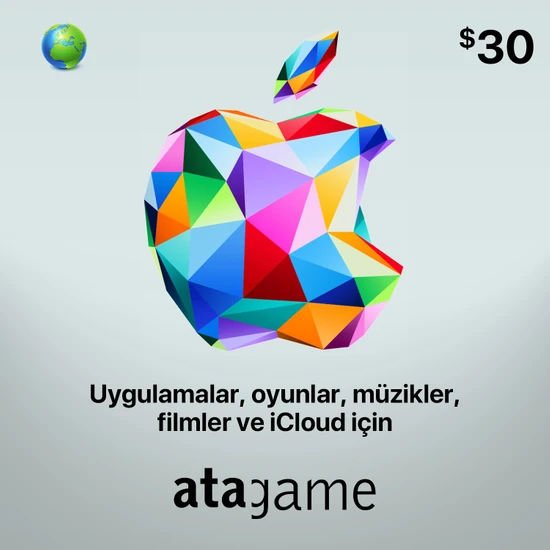 Ata Game App Store & Itunes Hediye Kartı 30 Usd