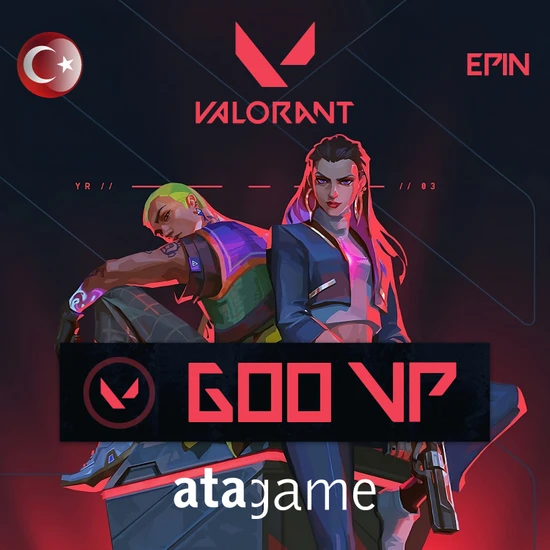 Riot Games 600 Vp Valorant Points Tr