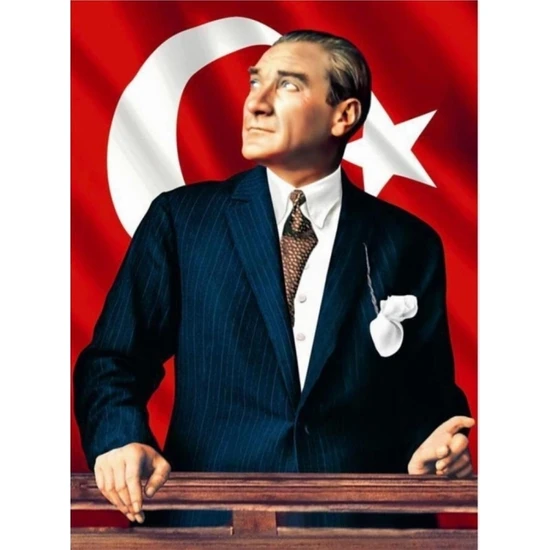 Momelita Hobby Atatürk ve Bayrak Sayılarla Boyama Seti  Rulo