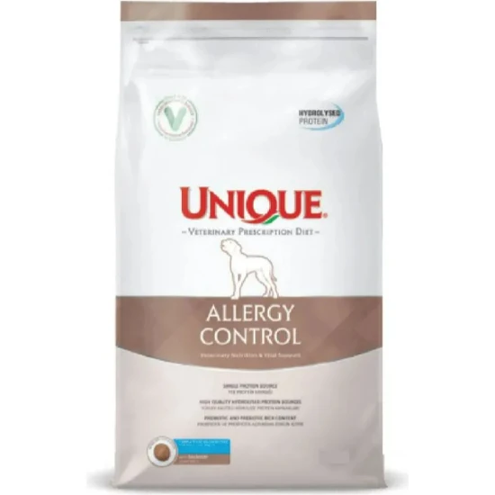 Unique Vet Diet Allergy Control Somonlu Köpek Maması 12 kg